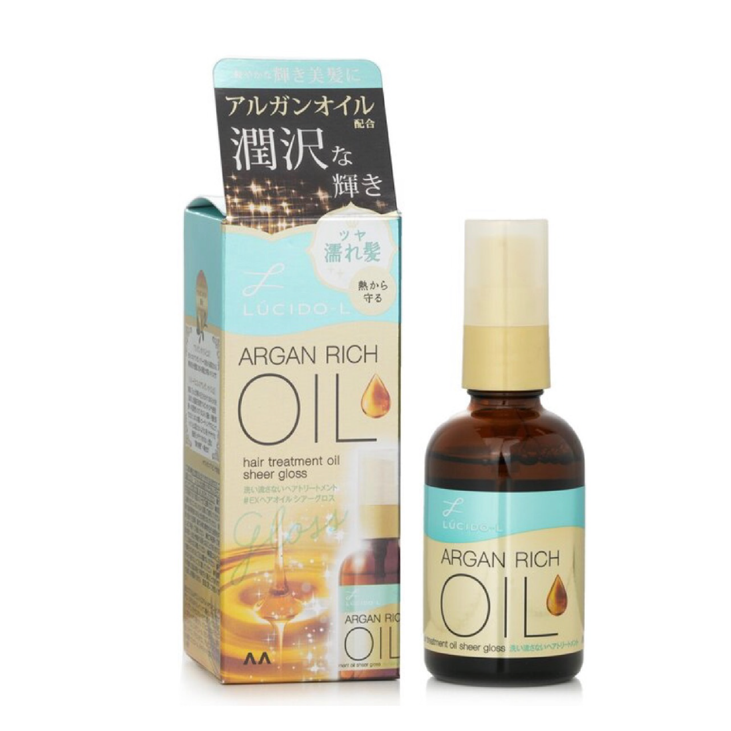 Tratamiento capilar- LUCIDO-L Hair Treatment Oil - Gloss Argan Rich - BRILLO
