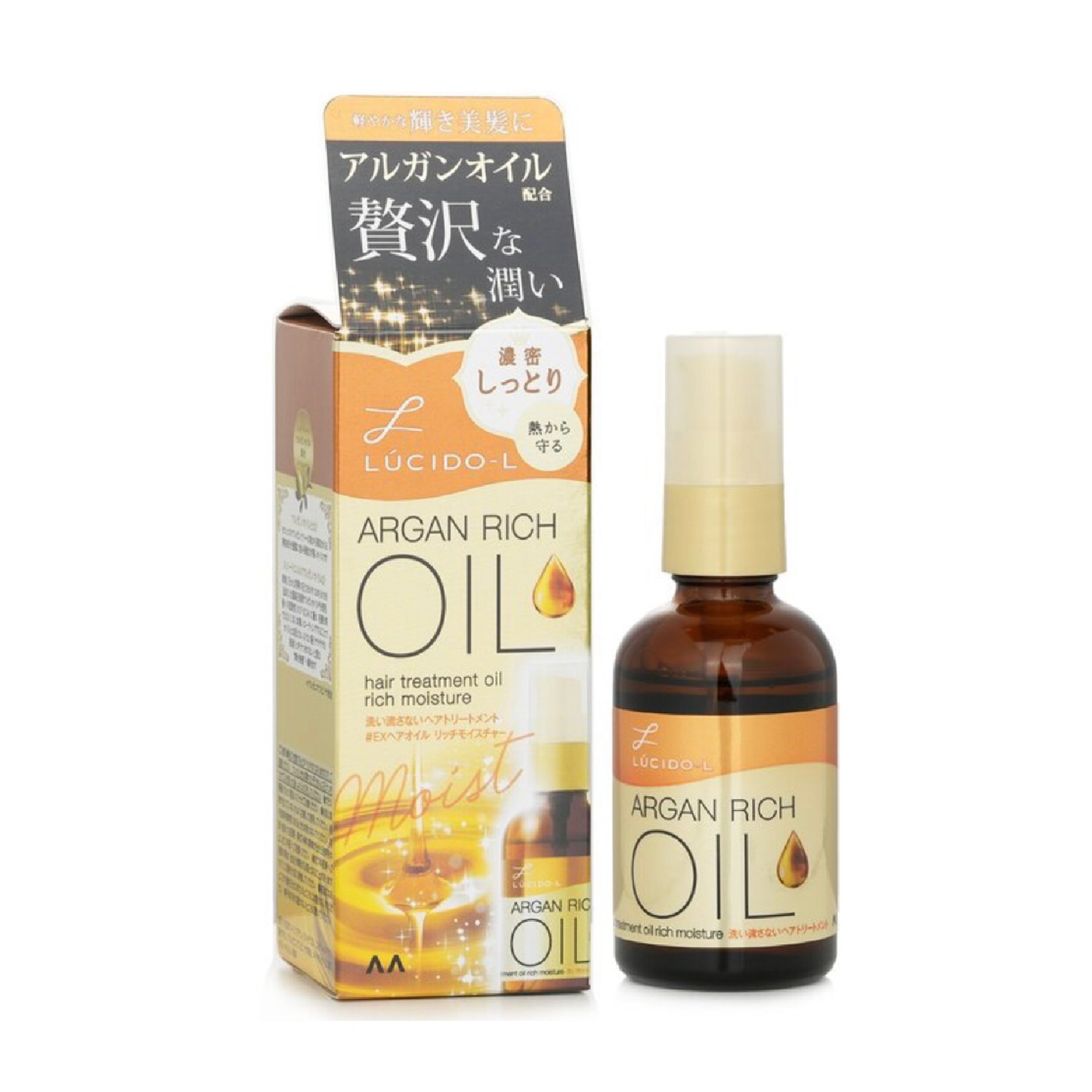 Tratamiento capilar- LUCIDO-L Hair Treatment Oil - Moist Argan Rich - HIDRATA