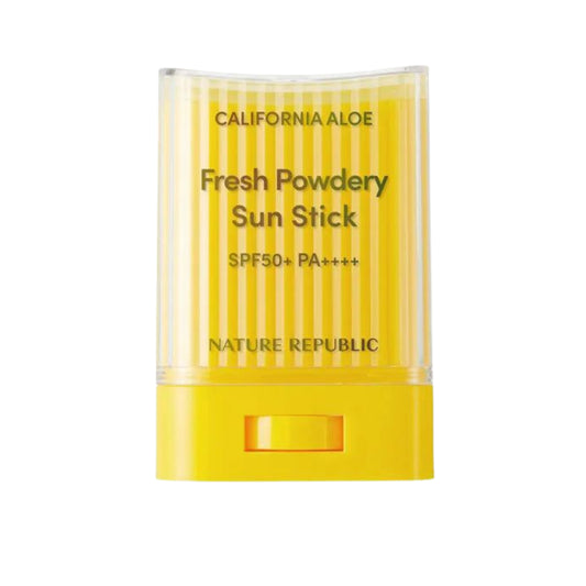 Barra Solar en Polvo Nature Republic California Aloe Fresh Powdery Sun Stick